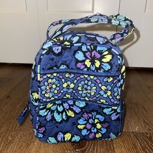 Vera Bradley Lunchbox Indigo Pop